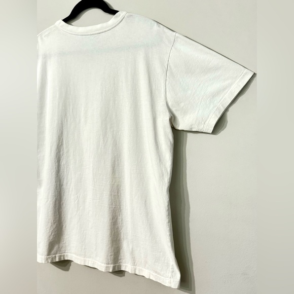 Gucci T shirt Authentic Classic GG Oval Logo Off White Short Sleeve Size L Used! - Picture 8 of 16